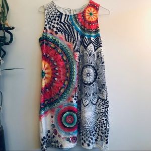 Suzy Shier Boho printed Dress - Size M